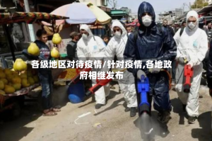 各级地区对待疫情/针对疫情,各地政府相继发布