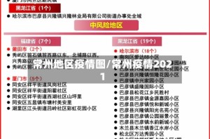 常州地区疫情图/常州疫情2021