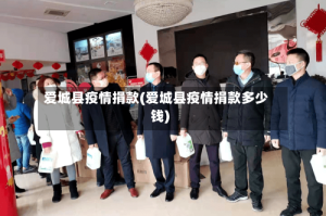 爱城县疫情捐款(爱城县疫情捐款多少钱)