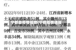 宁都县疫情捐赠(宁都疫情通报)