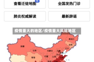 疫情重大的地区/疫情重大风险地区