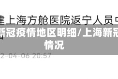 上海新冠疫情地区明细/上海新冠疫情况