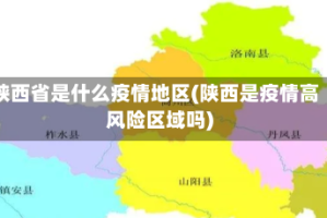 陕西省是什么疫情地区(陕西是疫情高风险区域吗)