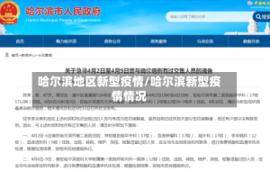 哈尔滨地区新型疫情/哈尔滨新型疫情情况