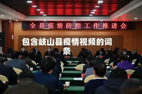 包含岐山县疫情视频的词条-第1张图片