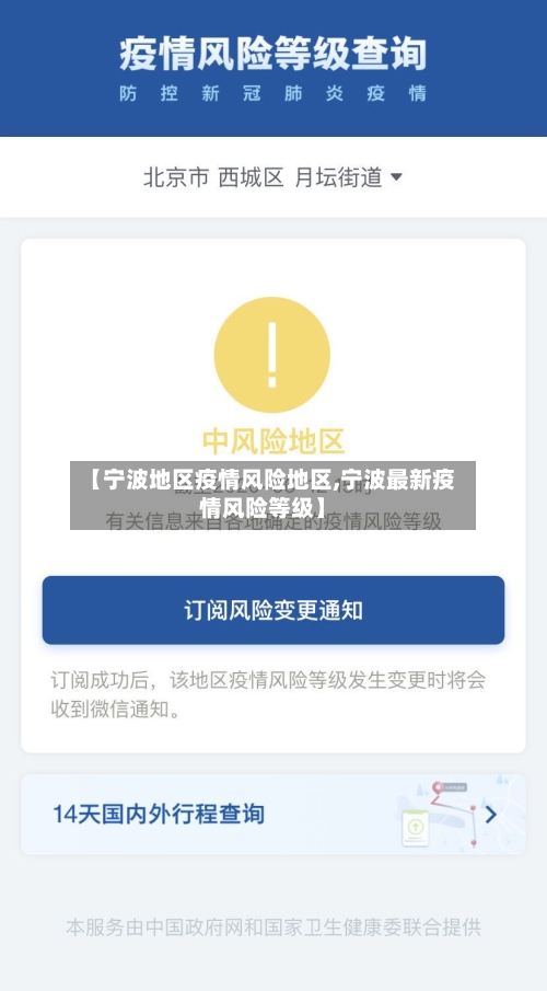 【宁波地区疫情风险地区,宁波最新疫情风险等级】-第1张图片