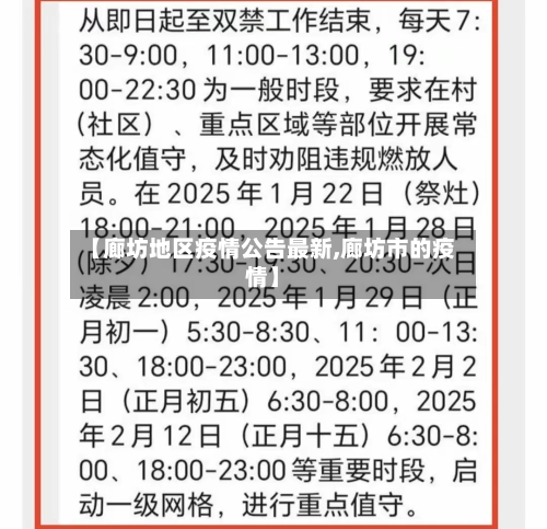 【廊坊地区疫情公告最新,廊坊市的疫情】-第2张图片