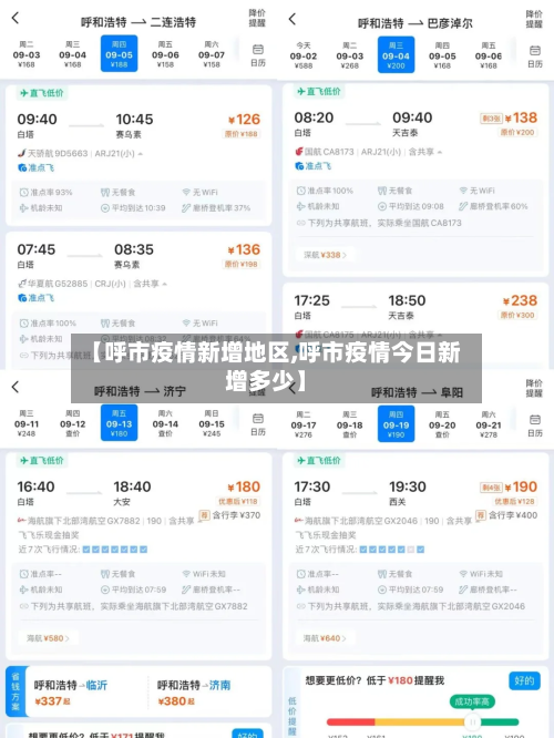 【呼市疫情新增地区,呼市疫情今日新增多少】-第3张图片