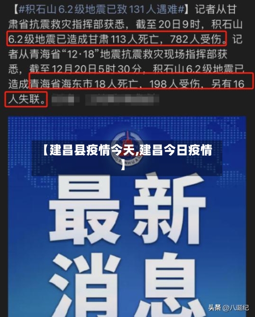 【建昌县疫情今天,建昌今日疫情】-第1张图片